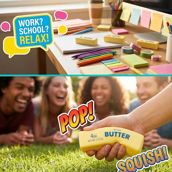 Slow-Rise Butter Squishies β 2 Pack